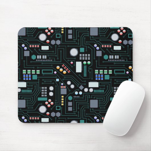 Bürodekor für Computerplatine Mousepad (Mit Mouse)