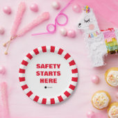 Bürofeier des Brandschutzamtes Pappteller (Party)