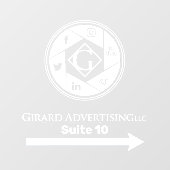 Bürofensterklammern Fensteraufkleber (Blatt)