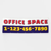 Bürofläche nach Maß verfügbar Geschäft Banner (Horizontal)