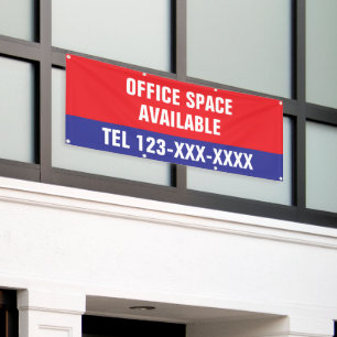 Bürofläche verfügbar Individuelle Gewerbefläche Banner