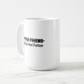 Bürofreund täglicher Überlebenspartner Kaffeetasse (Vorderseite Links)