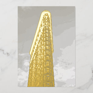 Bürogebäude Flatiron Folieneinladung