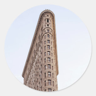 Bürogebäude Flatiron Runder Aufkleber
