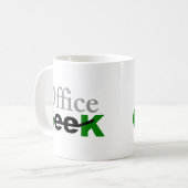 Bürogeek-Tasse Kaffeetasse (Vorderseite Links)