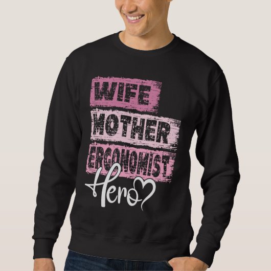 Büroheld Mutter Mutter Ergonomin 1 Sweatshirt (Vorderseite)