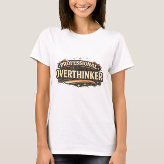 Bürohengst Überdenker Vintage Retro-Typografie T-Shirt