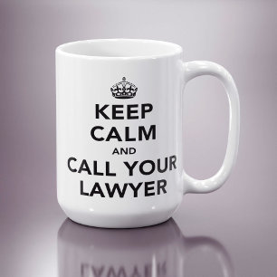 Bürohumor für Rechtsanwaltsfachangestellte Keep Kaffeetasse