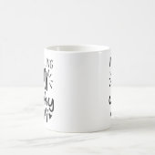 Bürokaffee Ich bin heute nicht sehr Gefühl Kaffeetasse (Mittel)