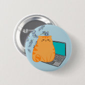 Bürokatze Button (Vorne & Hinten)