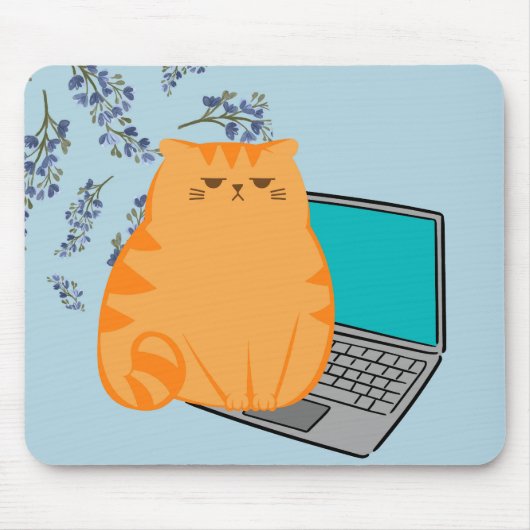 Bürokatze Mousepad (Vorne)