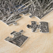 Büroklammern in einem Stapelpuzzlespiel Puzzle (Seite)