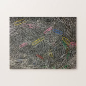 Büroklammern in einem Stapelpuzzlespiel Puzzle (Horizontal)