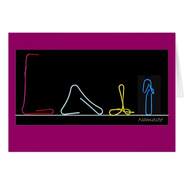 Büroklammeryoga (Vorderseite (Horizontal))