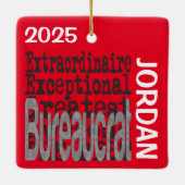 Bürokrat Extraordinär CUSTOM Keramikornament (Rückseite)