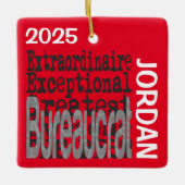 Bürokrat Extraordinär CUSTOM Keramikornament (Vorderseite)