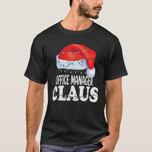 Büroleiter Claus Weihnachten Funny Matching Cost T-Shirt (Vorderseite)