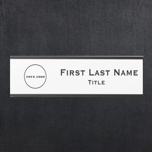 Bürologoklassegeschäft Hängen von Namensschildern Türschild