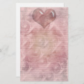 Büromaterial für Red Heart - optionale Linien Briefpapier (Vorne/Hinten)