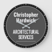 Büromauer Große Wanduhr (Vorderseite)