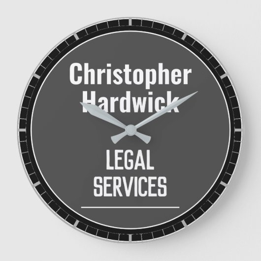 Büromauer Große Wanduhr (Vorderseite)