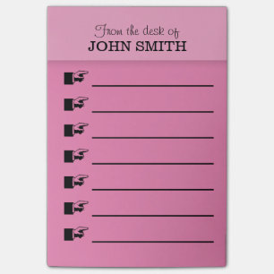 Büroorganisatorrosa Posten-it® Anmerkung Post-it Klebezettel