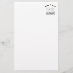 Büropapier für den Bau von Immobilien Briefpapier