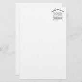 Büropapier für den Bau von Immobilien Briefpapier (Vorne/Hinten)