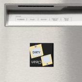 Büroposten es saubere schmutzige Geschirrspülmasch Magnet (In Situ (Geschirrspüler))