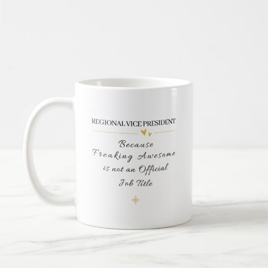 Büroquote des Executive Vice President Kaffeetasse (Links)