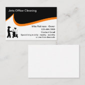 Büroreinigung und Janitorial Visitenkarte (Vorne/Hinten)