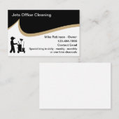 Büroreinigung und Janitorial Visitenkarte (Vorne/Hinten)