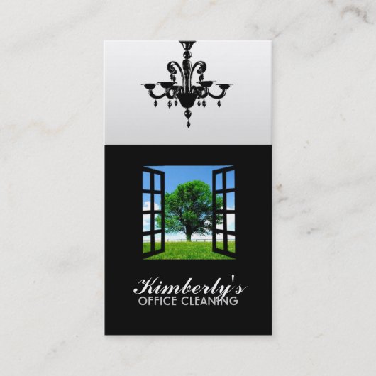 Büroreinigungs-Visitenkarten Visitenkarte (Vorderseite)