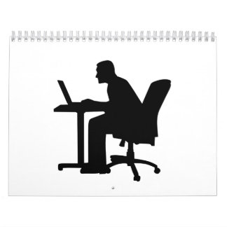 Büroschreibtischcomputer Kalender