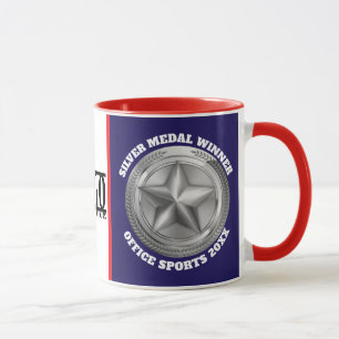 Bürosportwettbewerb Silbermedaillengewinner Tasse