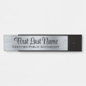 Bürotür signiert Einfache moderne Imitate Silver S Türschild (Vorderseite )