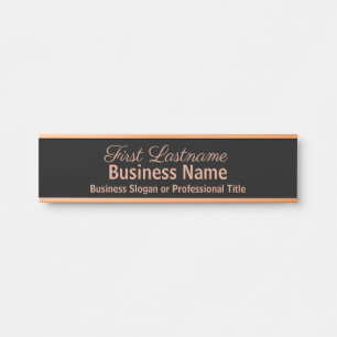 Bürotür signiert Klassisches Goldenes Zeichen für  Türschild