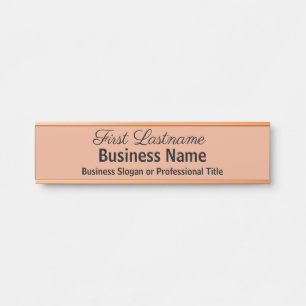 Bürotürschilder Klassisches modernes Roségold-Schi Türschild
