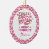 Bürovorsteher-Gewohnheits-Verzierung der Welt Keramikornament (Rechts)