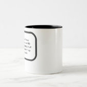 Bürovorsteher-Jargon Zweifarbige Tasse (Mittel)