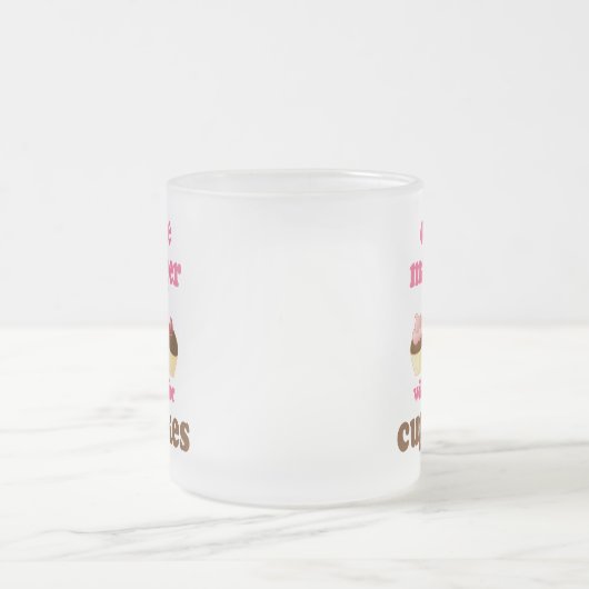 Bürovorsteher-(lustiges) Geschenk Mattglastasse (Mittel)