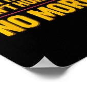 Burpee Don't Hurt Me Funny Fitness 90s Workout Bol Poster (Ecke)