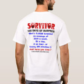 Burpee Herausforderungs-doppelseitiges Shirt (Rückseite)