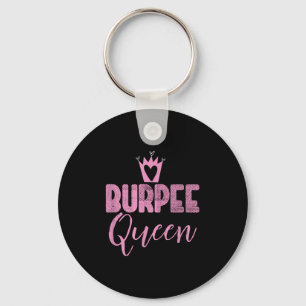 Burpee Queen Funny Sy Workout Motivation Gym Lover Schlüsselanhänger