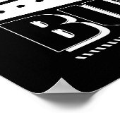 Burpees Fitness Gym Workout Inspiration Poster (Ecke)