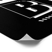 Burpees Fitness Gym Workout Inspiration Poster (Ecke)