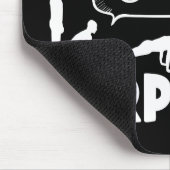 BURPEES - Funny Novelty Workout Mousepad (Ecke)