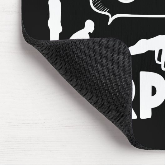 BURPEES - Funny Novelty Workout Mousepad (Ecke)