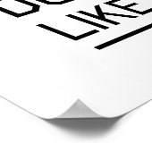 Burpees mögen dich auch nicht poster (Ecke)