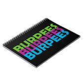 Burpees Notizblock (Linke Seite)